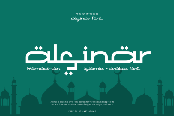 Alsinar: The Display Font for Modern Branding