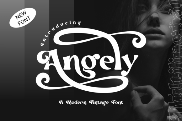 Angely Font for Modern Vintage Web Design