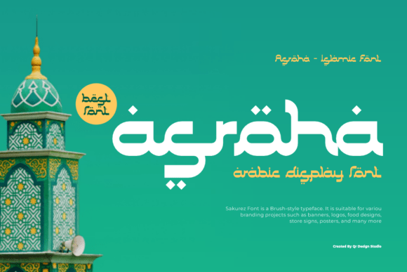 Asroha Typeface for Modern Branding
