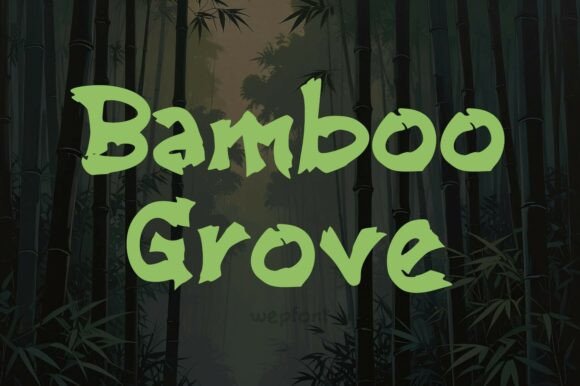 Bamboo Grove Font for Bold Campaign Headlines