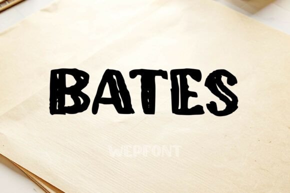 Bates Typeface: Bold Display Fonts for Campaigns
