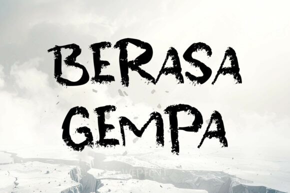 Berasa Gempa Font for Bold Branding