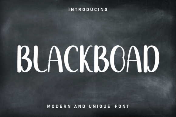 Blackboad Font for Bold Business Branding