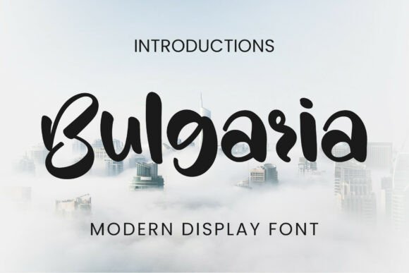 Bulgaria Font: Modern Display Typography