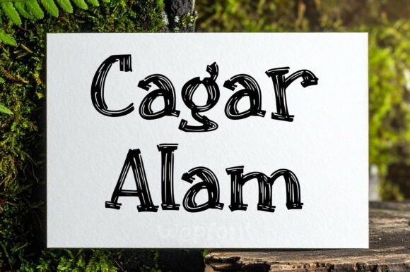 Cagar Alam: The Ultimate Handwritten Display Font