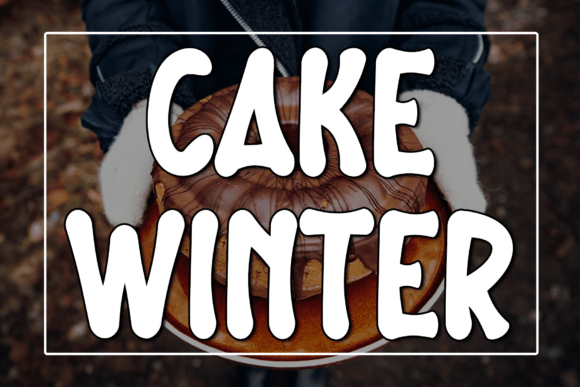 Cake Winter: The Playful Display Font for Handmade Brands