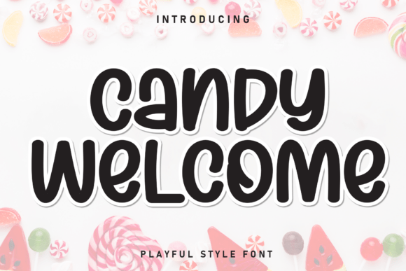 Candy Welcome Font for Modern Web Design
