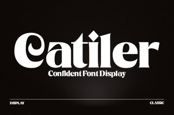 Catiler: The Elegant Serif Font for Makers