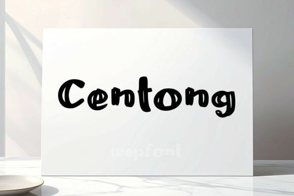 Centong Font: Boost Engagement with Friendly Display Typography