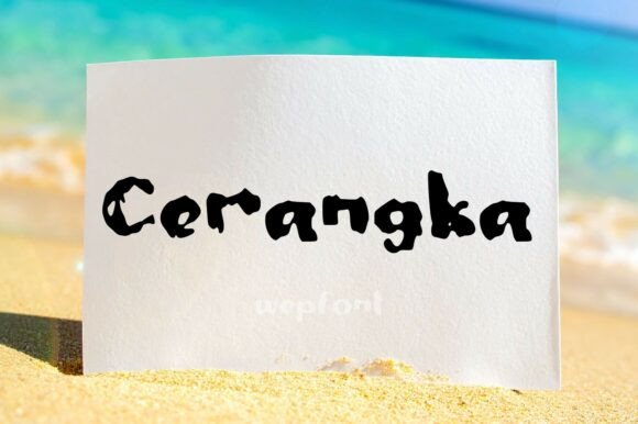 Cerangka: A Laid-Back Display Font for Editorial Elegance