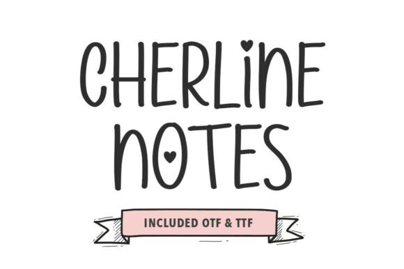Cherline Notes: Bold Brush Font for Campaigns
