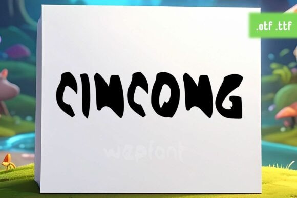 Cincong Display Font for Small Business Branding