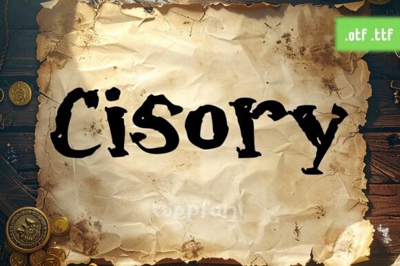 Cisory: A Rugged Display Font for Handmade Brands