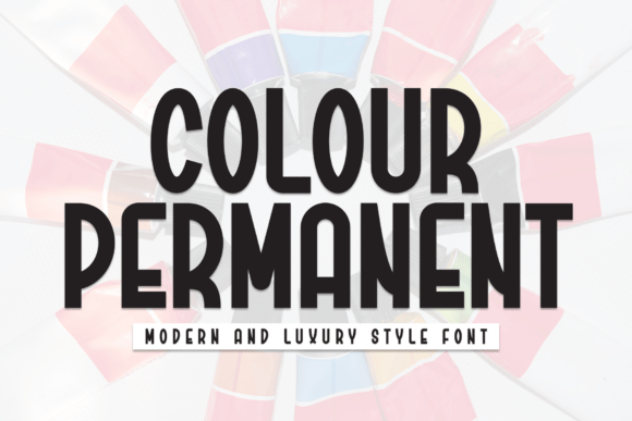 Colour Permanent Typeface for Bold Campaigns