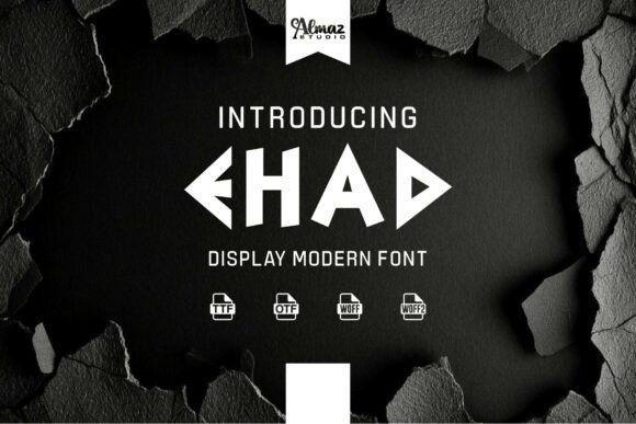 Ehad Font: Bold Display Type for Modern Web Design
