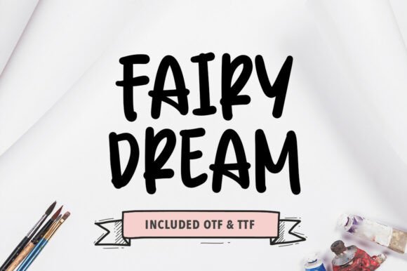 Fairy Dream Font for Bold Handmade Branding