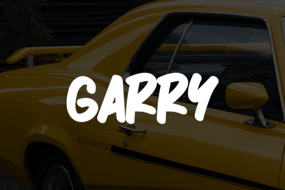 Garry: The Bold Display Font for Modern Campaigns