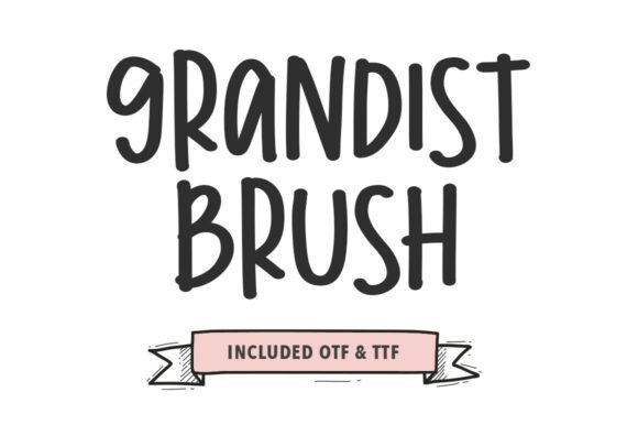 Grandest Brush: A Bold Typeface for Makers