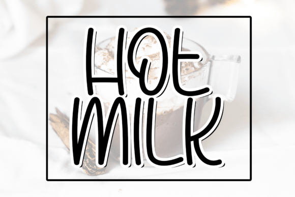 Hot Milk: A Soft Display Font for Bold Campaigns