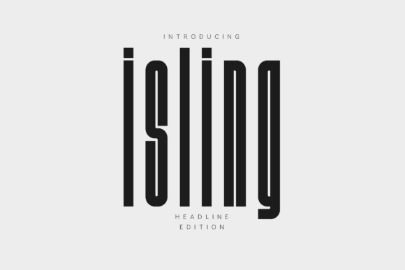 Isling Typeface Review for Modern Branding
