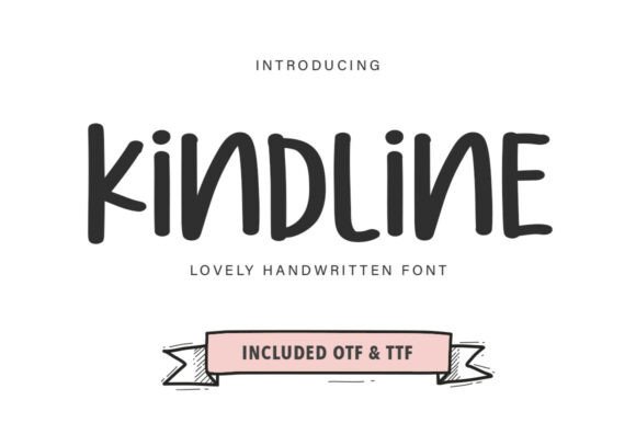 Kindline Font: Modern Handwritten Type for Web Design