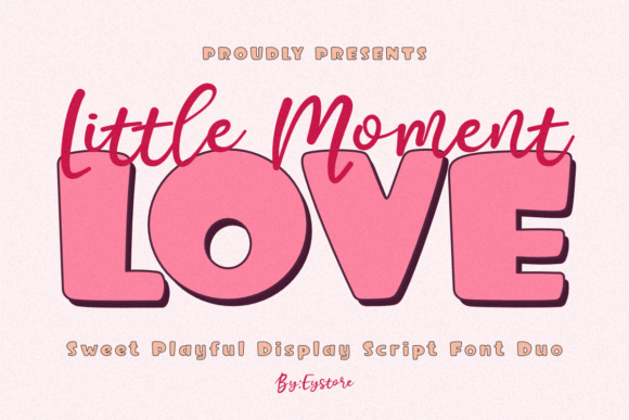 Little Moment Love Duo: The Display Font for Joyful Campaigns