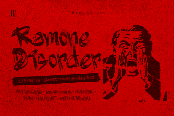 Ramone Disorder: The Bold Grunge Typeface for Punk Campaigns