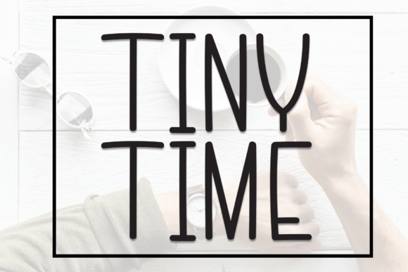 Tiny Time Font for Clean Display Campaigns
