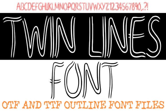 Twin Lines Font for Modern Brand Identity