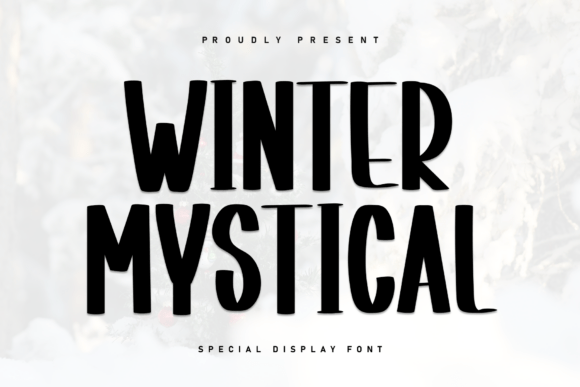 Winter Mystical: A Handwritten Font for Branding